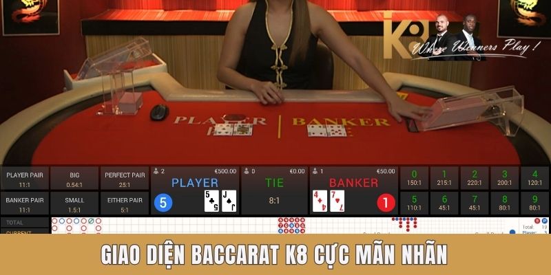Giao diện Baccarat K8 cực mãn nhãn Giao diện Baccarat K8 cực mãn nhãn