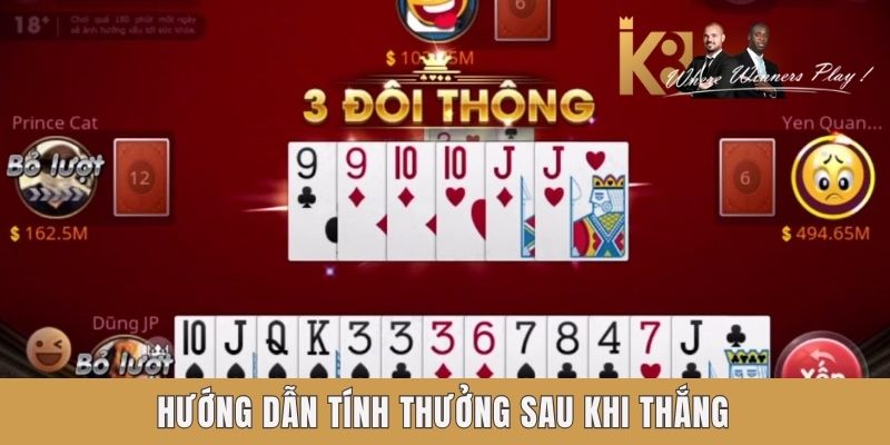 Hướng dẫn tính thưởng sau khi thắng Hướng dẫn tính thưởng sau khi thắng