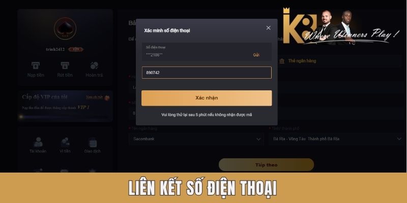 Liên kết số điện thoại Liên kết số điện thoại