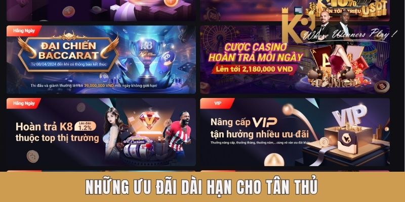Những ưu đãi dài hạn cho tân thủ Những ưu đãi dài hạn cho tân thủ