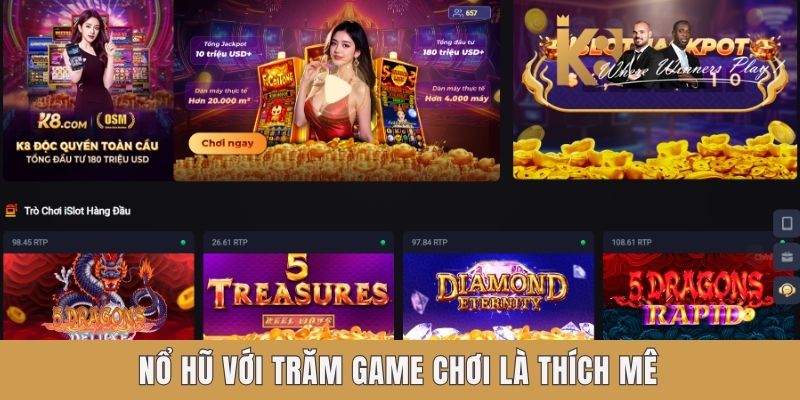 Nổ hũ với trăm game chơi là thích mê Nổ hũ với trăm game chơi là thích mê