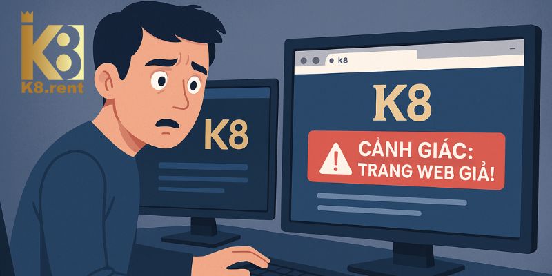 K8 cảnh báo lừa đảo hình nền